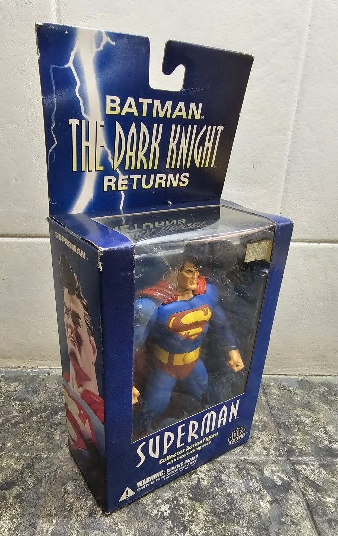 SUPERMAN - DC Direct The Dark Knight Returns Series Set (Category: Figurines & Statues) located in Quezon City. Submitted by charliebrown_olx (Listing ID 1330473411, Image 2). Description: Frank Miller's The Dark Knight Returns (Justice League) Classification: New, Factory Sealed Condition: Mint on Non-Mint Box TERMS & CONDITIONS: 1. C.O.D. Can meet buyers at - Del Monte Ave, Q.C. - Mla Memorial Park Sucat - Sundays 10am-11am 2. Shipping c/o buye