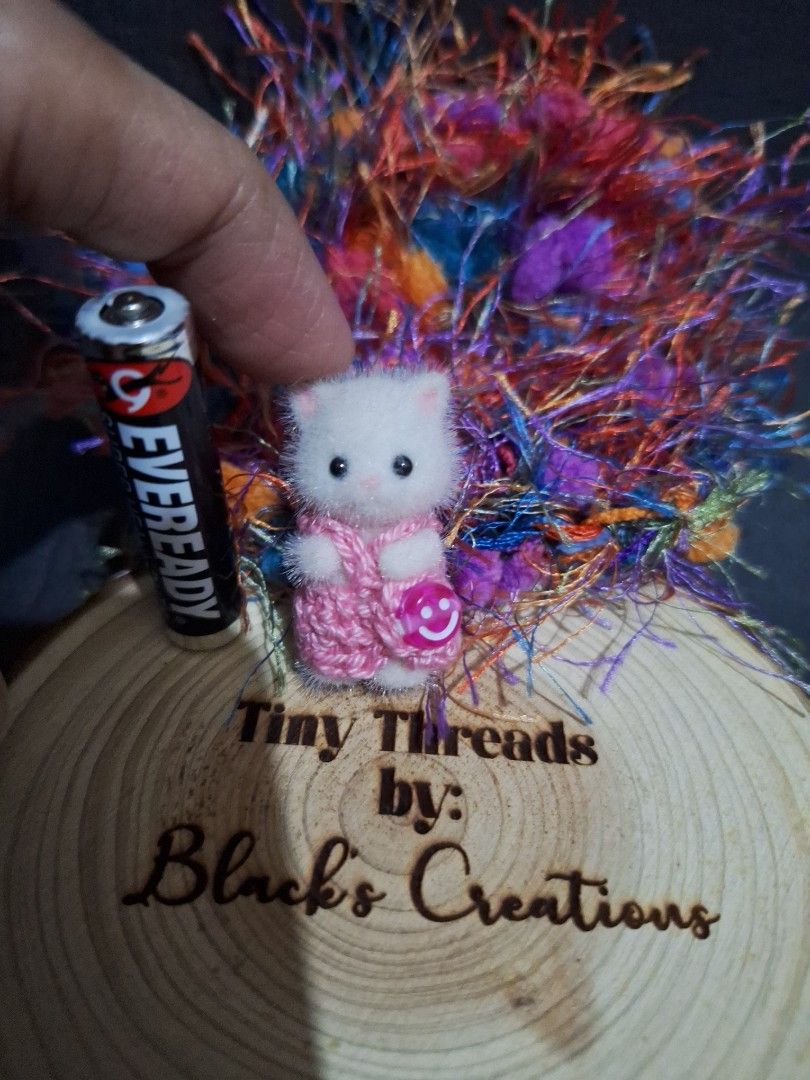 Sylvanian Persian Cat Baby wt free bed mat (Category: Infant Playtime) located in Cavite. Submitted by Mavee (Listing ID 1330510525, Image 2). Description: Sylvanian newborn baby Persian Cat, wt free baby mat/bed.