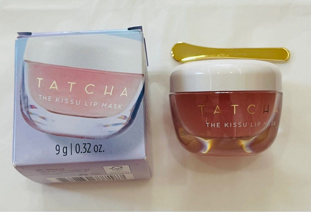 TATCHA THE KISSU LIP MASK (Category: Face Care) located in San Juan City. Submitted by cashfrancefashioncosmetics_ph (Listing ID 1330386558, Image 2). Description: ‼️TATCHA THE KISSU LIP MASK 9g 📌1850 EACH Shade PEACH LIP JELLY RED CAMELLIA.