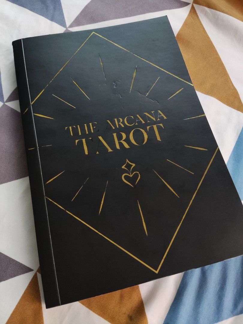 The Arcana (Visual Novel) Tarot Book (Nix Hydra / Dorian) (Category: Storybooks) located in Butuan. Submitted by lovedbysol (Listing ID 1330481811, Image 1). Description: condition: 8/10 (has visible marks and dents) - last price posted, majorly discounted already for serious inquiries, feel free to message. can provide more photos and videos of the book as well..