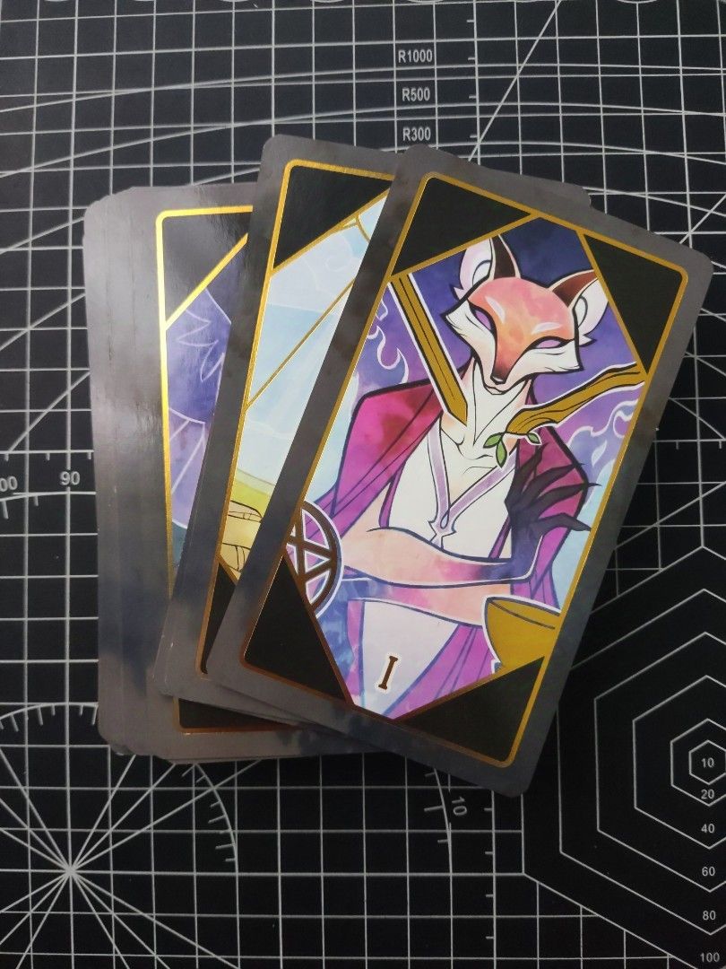 The Arcana (Visual Novel) Tarot Deck - by Nix Hydra / Dorian (Category: Storybooks) located in Butuan. Submitted by lovedbysol (Listing ID 1330482760, Image 3). Description: deck condition: 9/10 box condition: 8/10 - barely used - can knock off ₱200 if getting with the tarot book for serious inquiries, feel free to message me! can provide more photos/videos upon request..