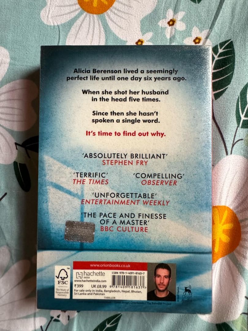 THE SILENT PATIENT BY ALEX MICHAELIDES (PB) (Category: Storybooks) located in Manila. Submitted by arrmaments (Listing ID 1330427169, Image 2). Description: - Bought from Tiktok for ₱600 (Online Seller) - Stated brand new on the TikTok live - With self-adhesive cover - Read once only RFS: Done reading LOC: Olongapo City Send a message for more pics and deets 🤗 .