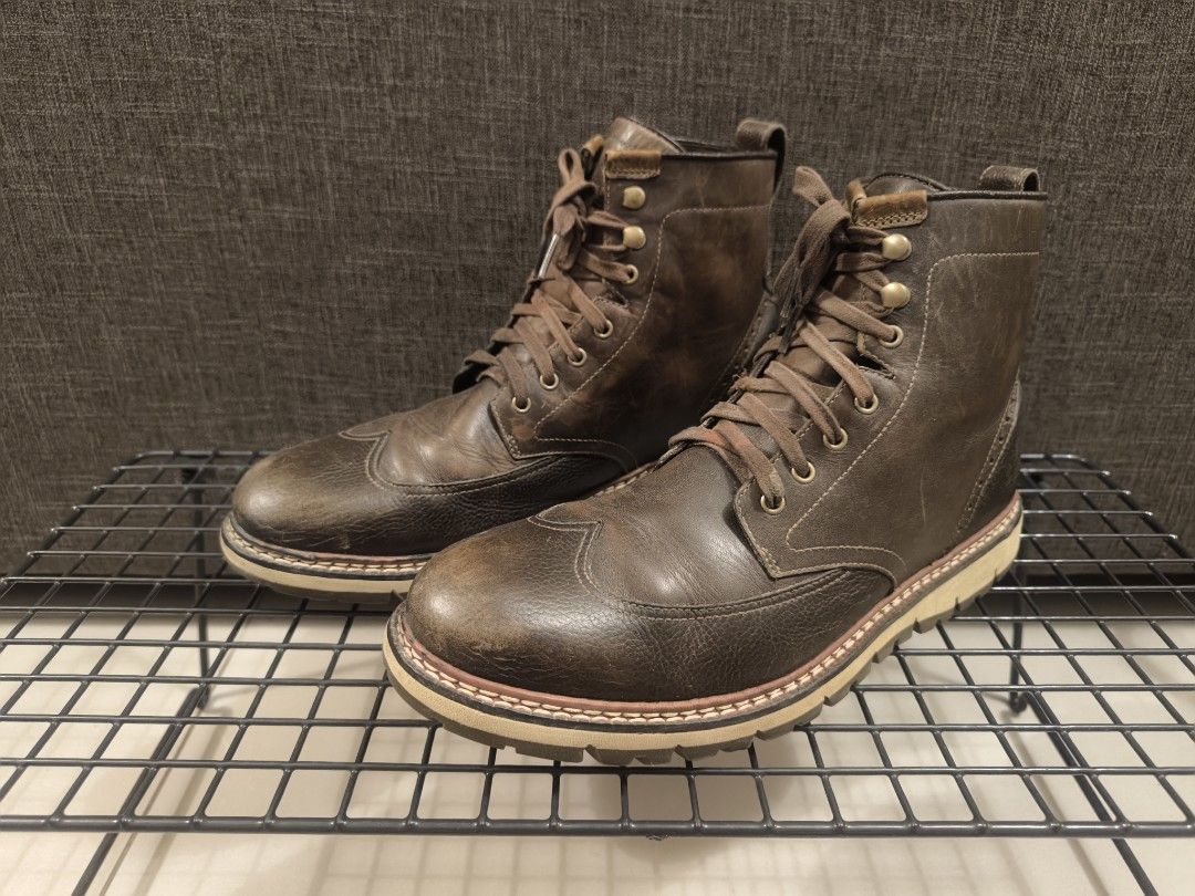 Timberland men's britton hill wingtip boots hotsell