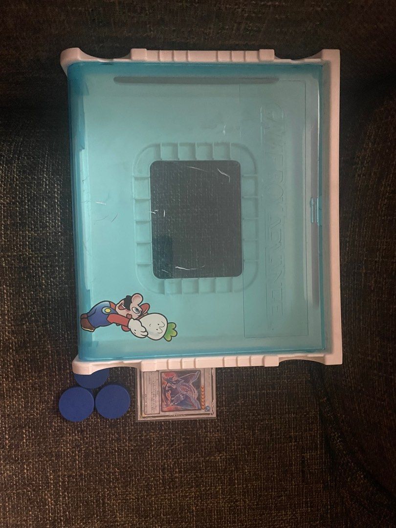 Vintage game boy advance plastic container, Video Gaming, Video Game
