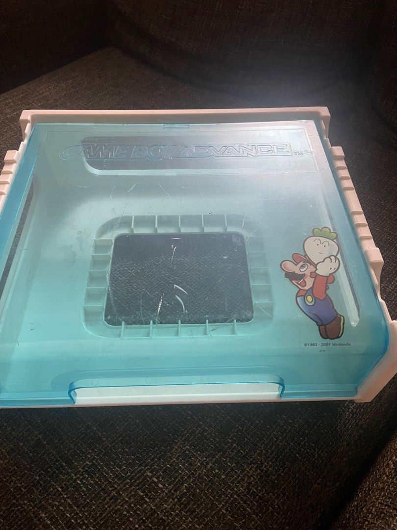 Vintage game boy advance plastic container, Video Gaming, Video Game