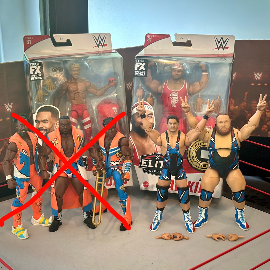 Wwe new day figures sale