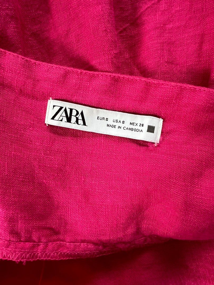 Zara Linen Dress (Category: Dresses) located in Marikina City. Submitted by declutter_gabie (Listing ID 1330385796, Image 2). Description: size s MOP BPI/GCASH.