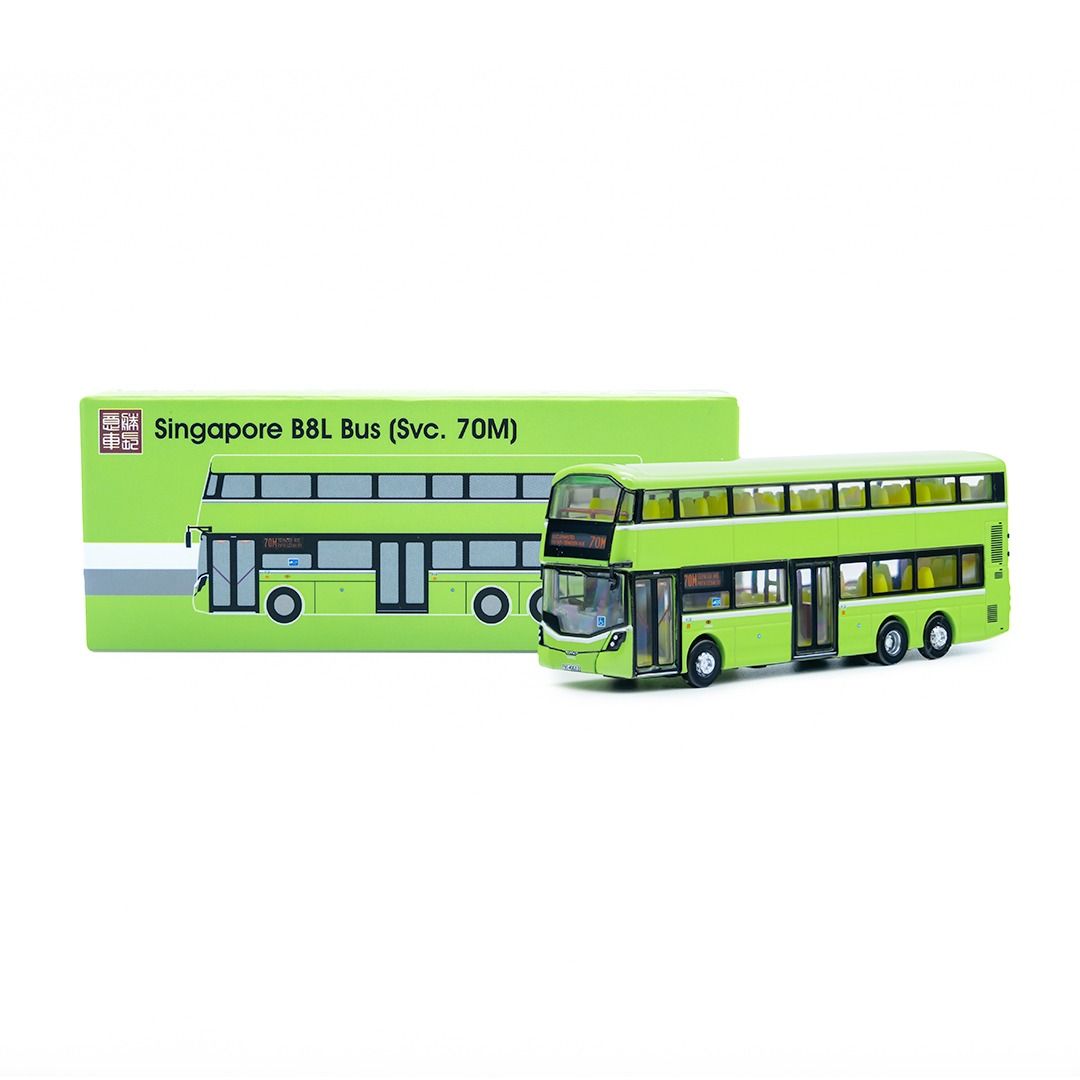 1/120 Singapore B8L Double Decker Bus Service 70M, Hobbies & Toys, Toys &  Games on Carousell