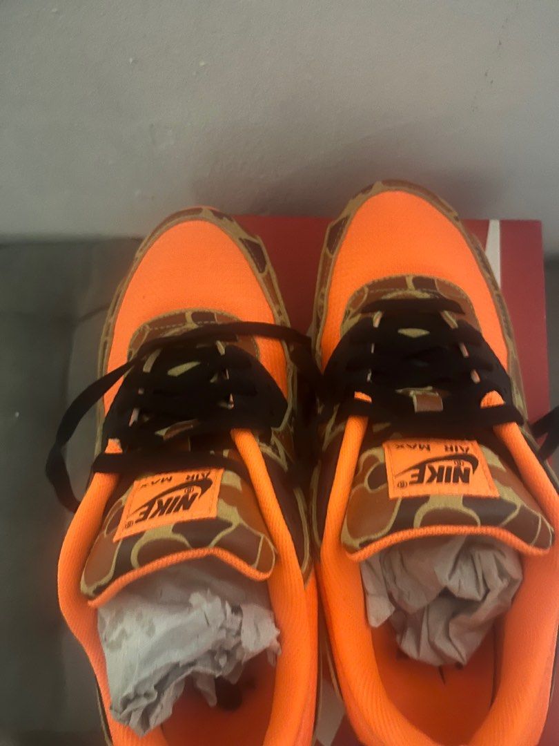 Air max 90 reverse duck camo orange
