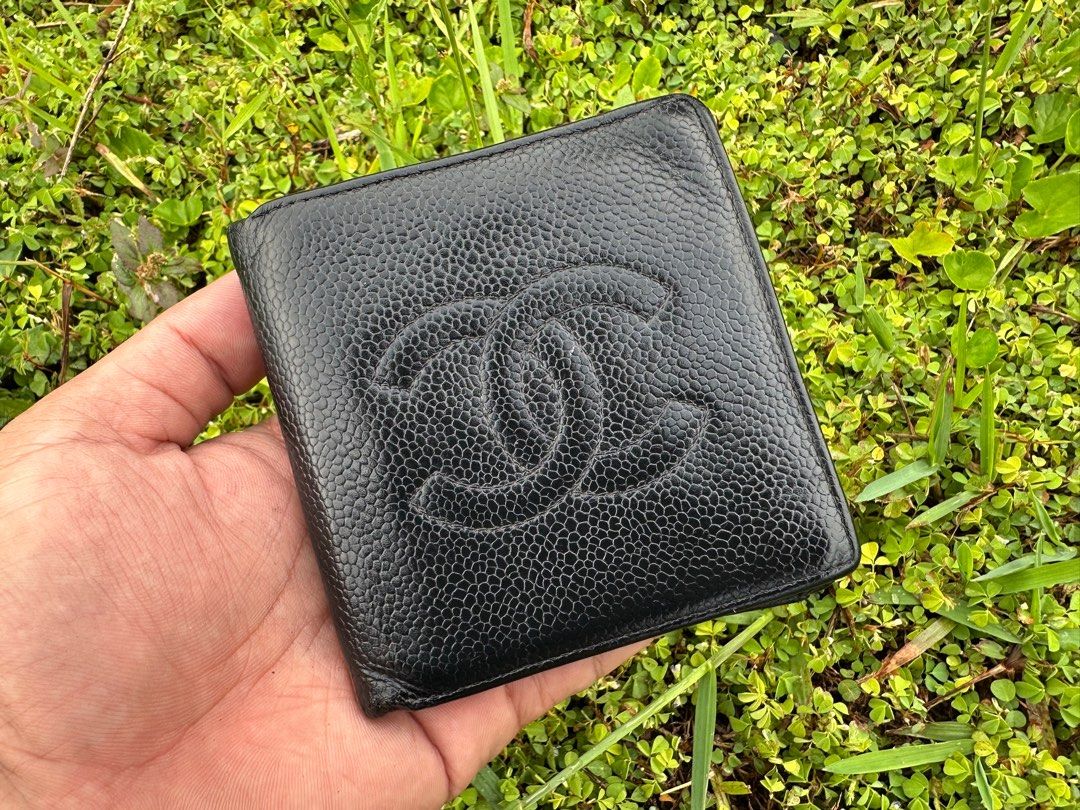Authentic Chanel Caviar Timeless CC Bi Fold Wallet Luxury Bags Wallets on Carousell