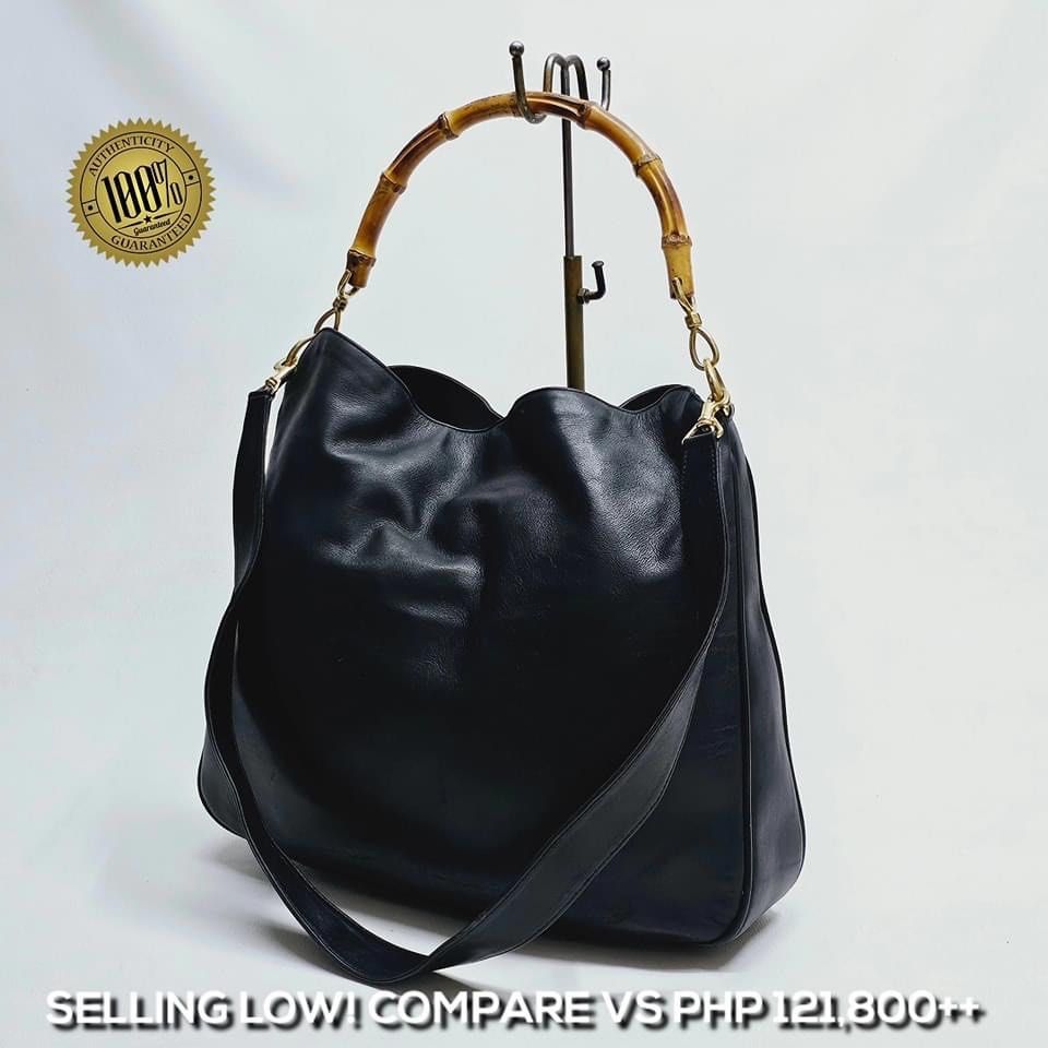 Gucci bamboo hobo on sale