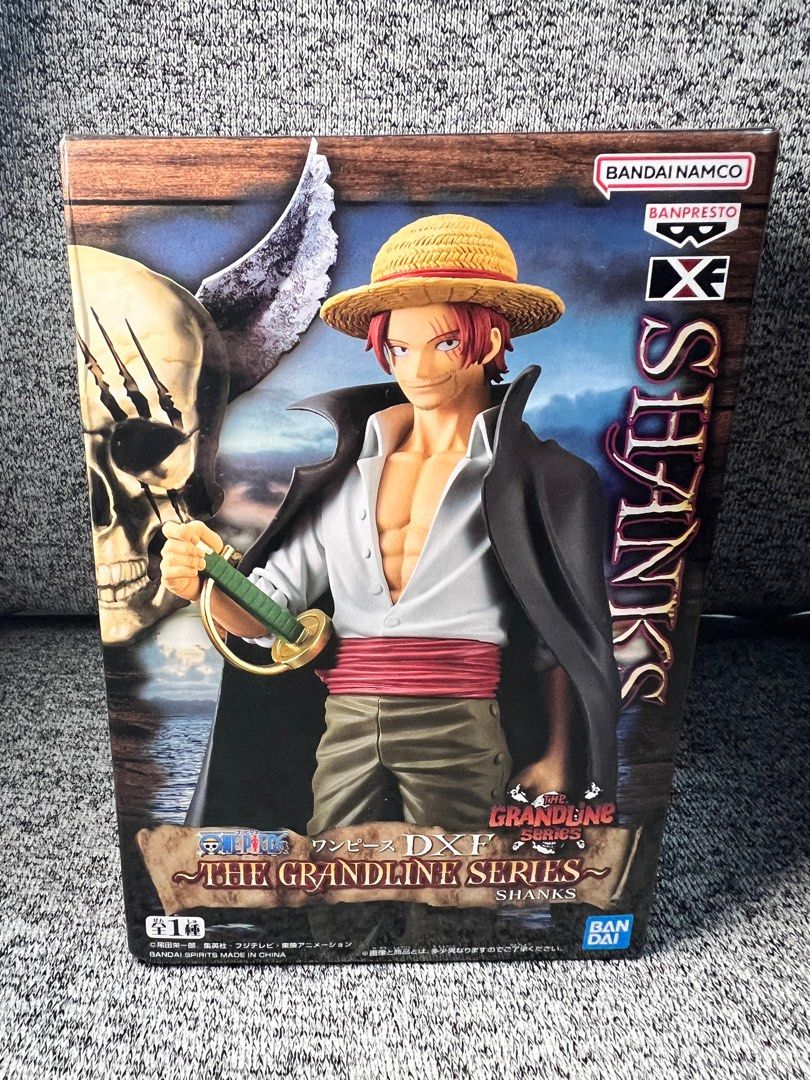 Banpresto - One Piece - Shanks, Bandai Spirits DXF ~The Grandline Series~ Figure (Category: Toy Figures) located in Singapore. Submitted by dreamtech (Listing ID 1330581173, Image 1). Description: Banpresto - One Piece - Shanks, Bandai Spirits DXF ~The Grandline Series~ Figure.