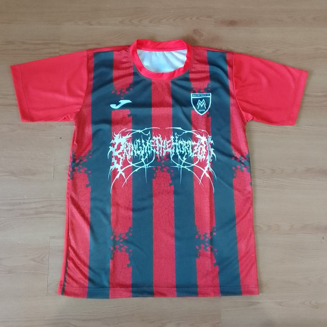 BRING ME THE HORIZON X MALTBY MAIN FC SOCCER JERSEY KAOS BAND KAOS