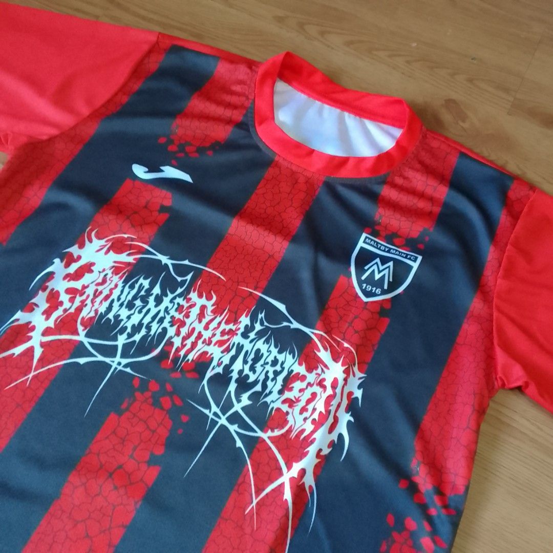 BRING ME THE HORIZON X MALTBY MAIN FC SOCCER JERSEY KAOS BAND KAOS