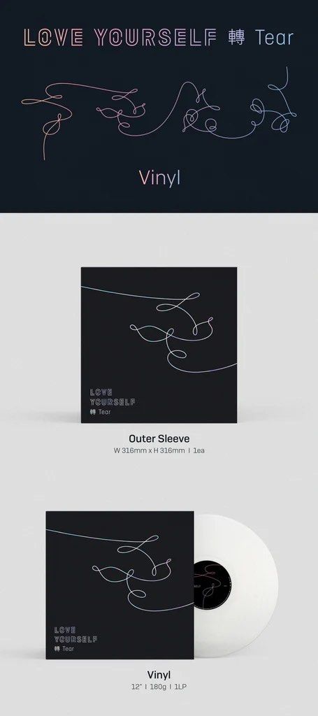 BTS Love Yourself: Tear Vinyl (Category: Vinyls) located in Cavite. Submitted by lianne.brr (Listing ID 1330544968, Image 2). Description: Complete inclusions!! PM me for more details✨.