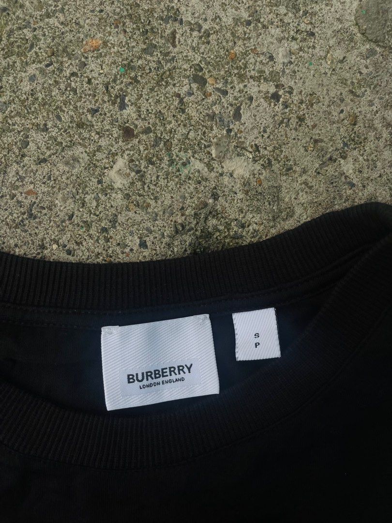 Burberry Caballero Embroidered Black Shirt Luxury Apparel on Carousell