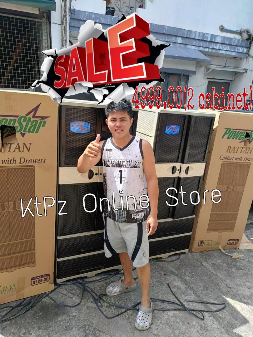 Buy 1 take 1 Rattan cabinet (Category: Home Improvement Tools & Accessories) located in Quezon City. Submitted by shie_123 (Listing ID 1330593784, Image 2). Description: Buy1 Get 1 Cabinet 4199.00 2 cabinet 1D 4999.00 2 cabinet 2D BRANDNEW QUALITY BEST SELLER LOCATION: Novaliches Qc same day delivery CASH ON DELIVERY.