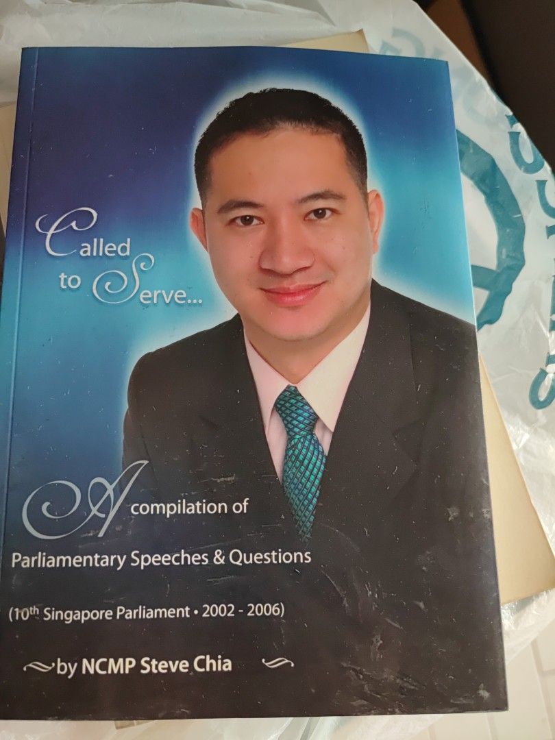 Called to serve . A compilation of Singapore parliament speeches &  questions, Hobbies & Toys, Books & Magazines, Fiction & Non-Fiction on  Carousell