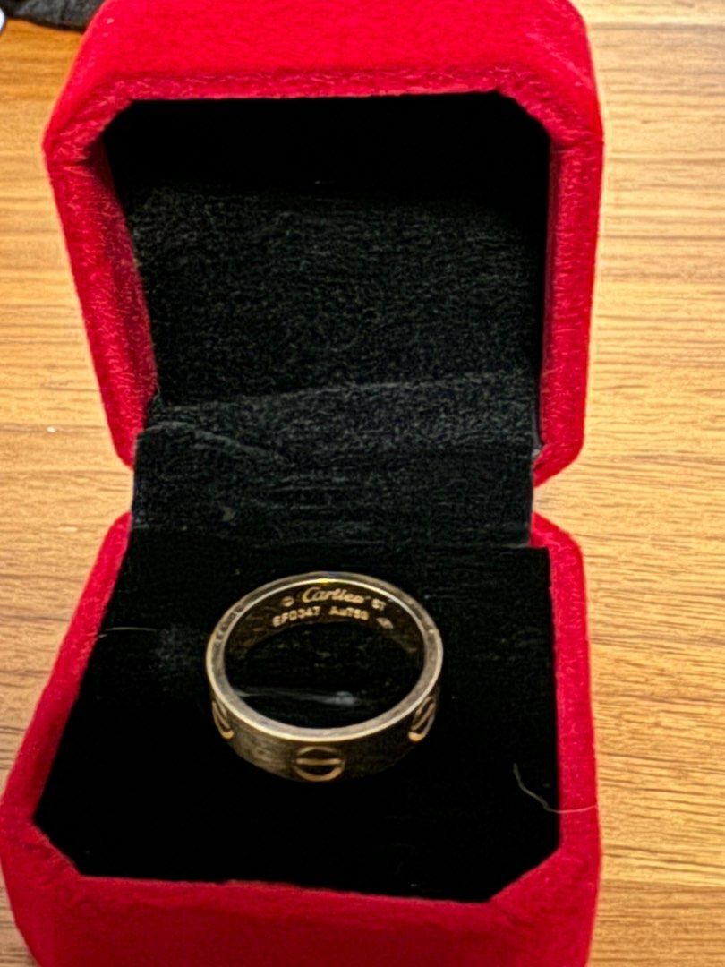 Cartier ring size 7 deals