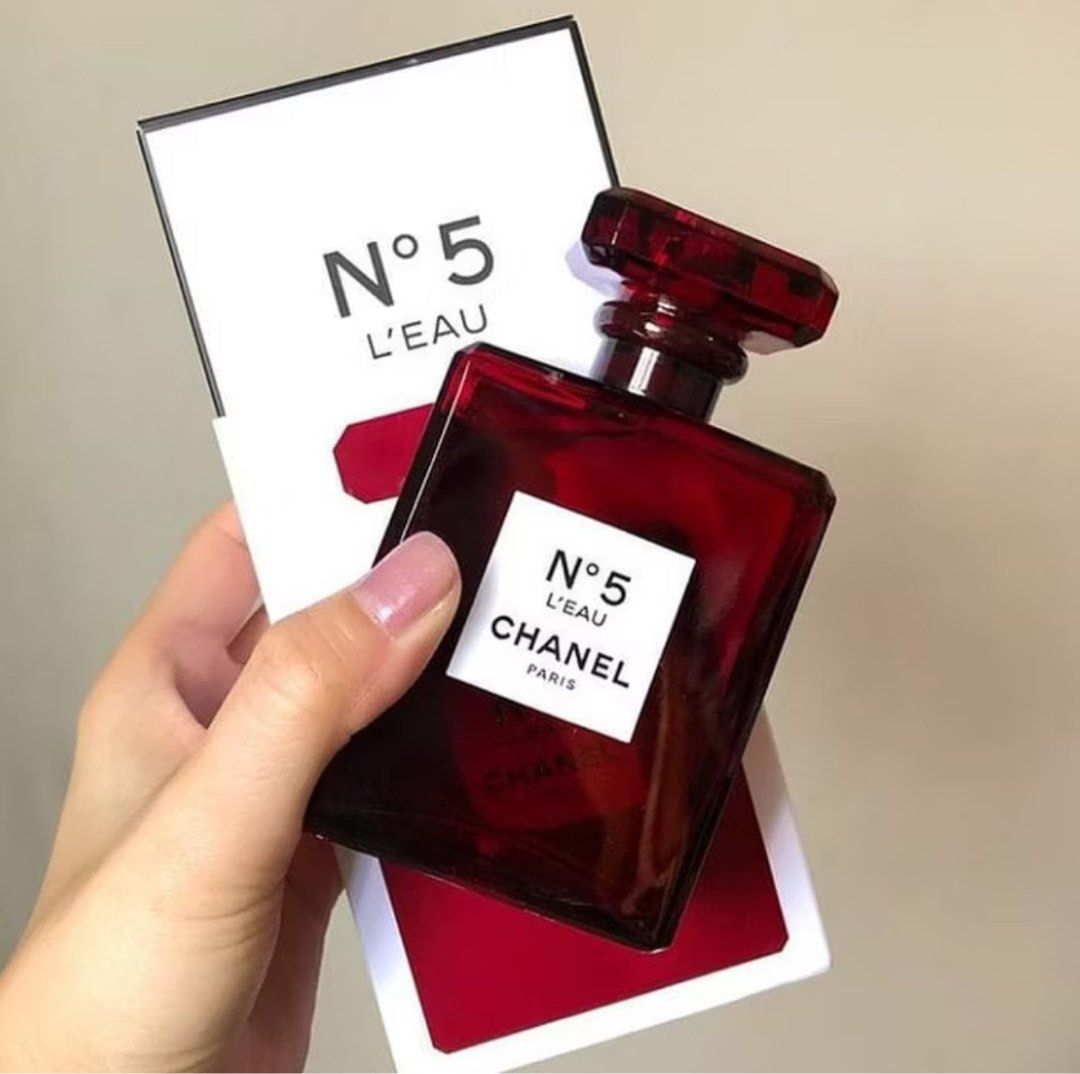 Chanel No. 5 L'eau Red edition 100ml, Beauty & Personal Care