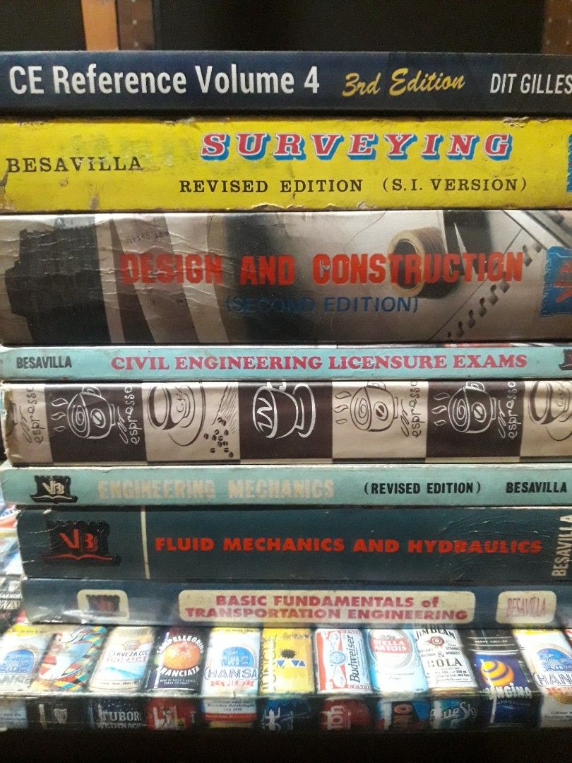 Civil engineering books (Category: Textbooks) located in Makati City. Submitted by jaaabaloyan (Listing ID 1241299587, Image 1). Description: Reviewers for board exam.
