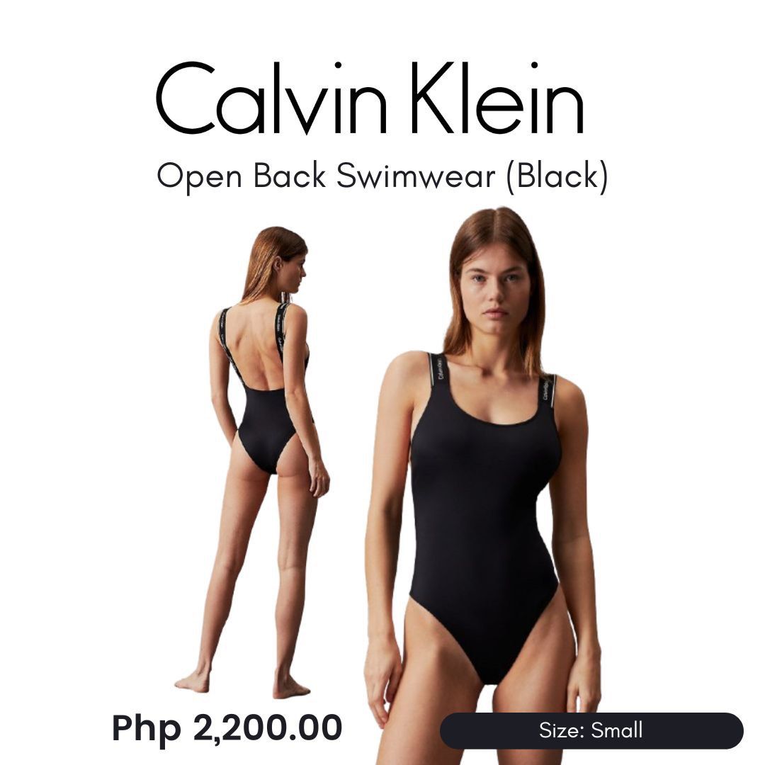 CK Meta Legacy - Open Back Swimwear (Black) (Category: Bikinis & Swimsuits) located in Makati City. Submitted by decastronaut (Listing ID 1330557251, Image 1). Description: .