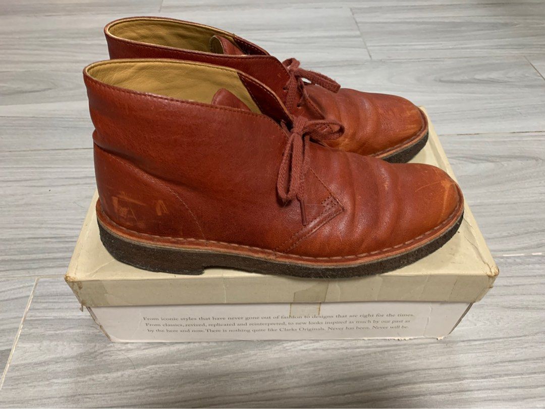 Clarks Desert Boot, 男裝, 鞋, 靴 Carousell