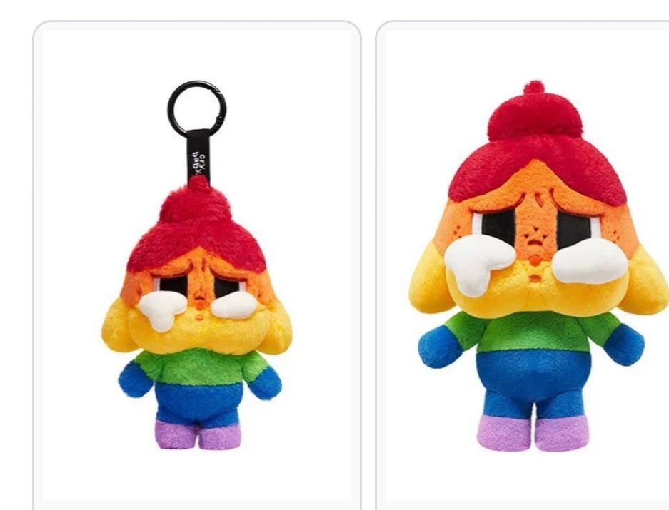 【正規品】 4種セット CRYBABY LABUBU Crybaby rainbow #labubu, Hobbies & Toys, Toys & Games on