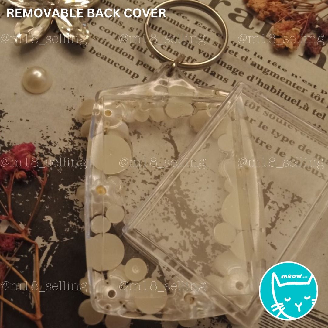 Customized Pearl Floral Decoden Cases (Snap Case / Toploader and ID ...