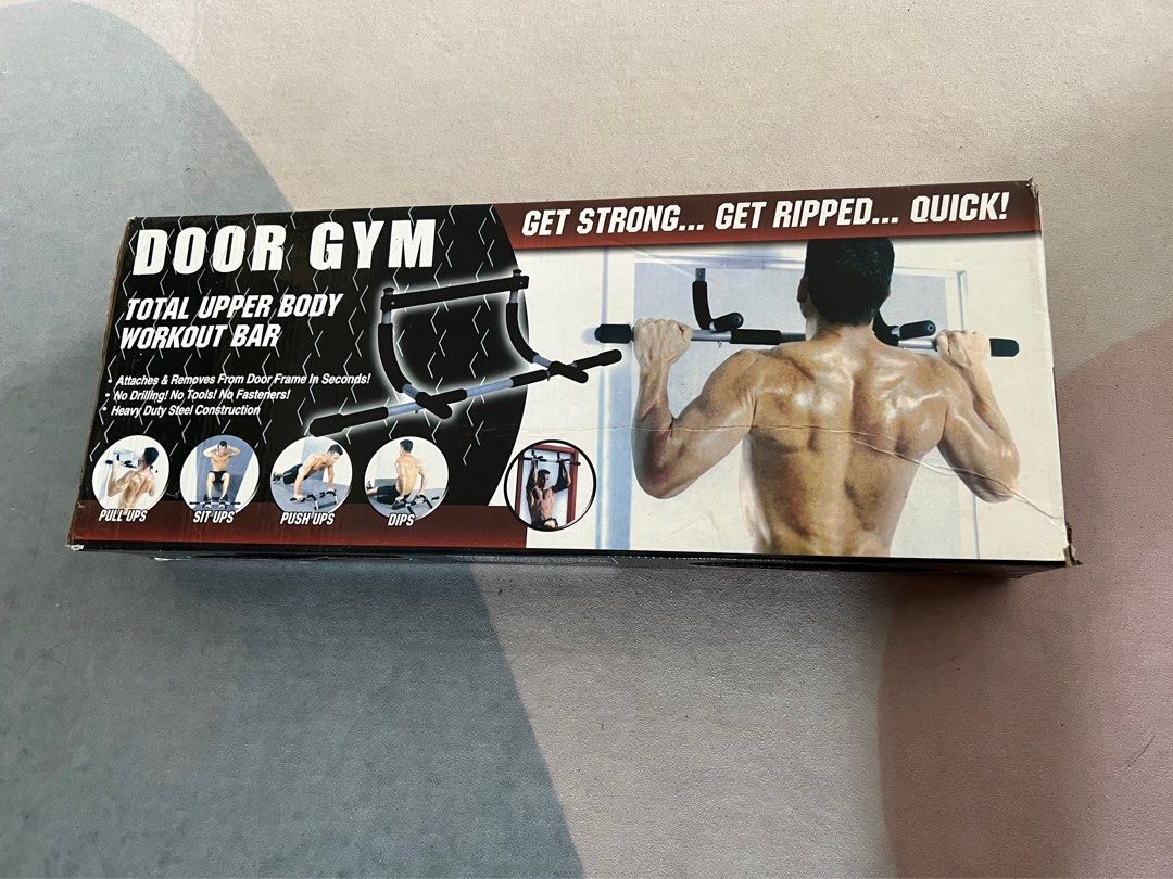 Door gym total upper body workout bar clearance
