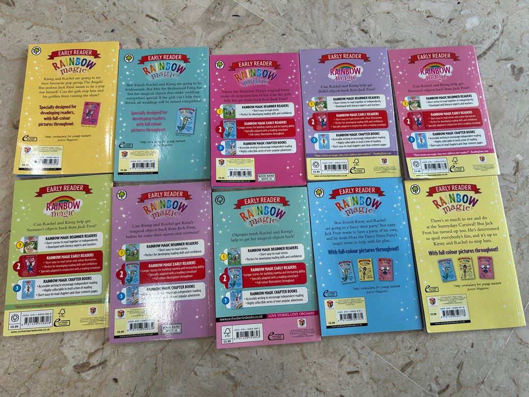 Early reader Rainbow Magic (Category: Children's Books) located in Singapore. Submitted by iymes (Listing ID 1330535430, Image 2). Description: 10 books for $12 Pre-loved books of my child. The books are like new. Meet at Holland Village .