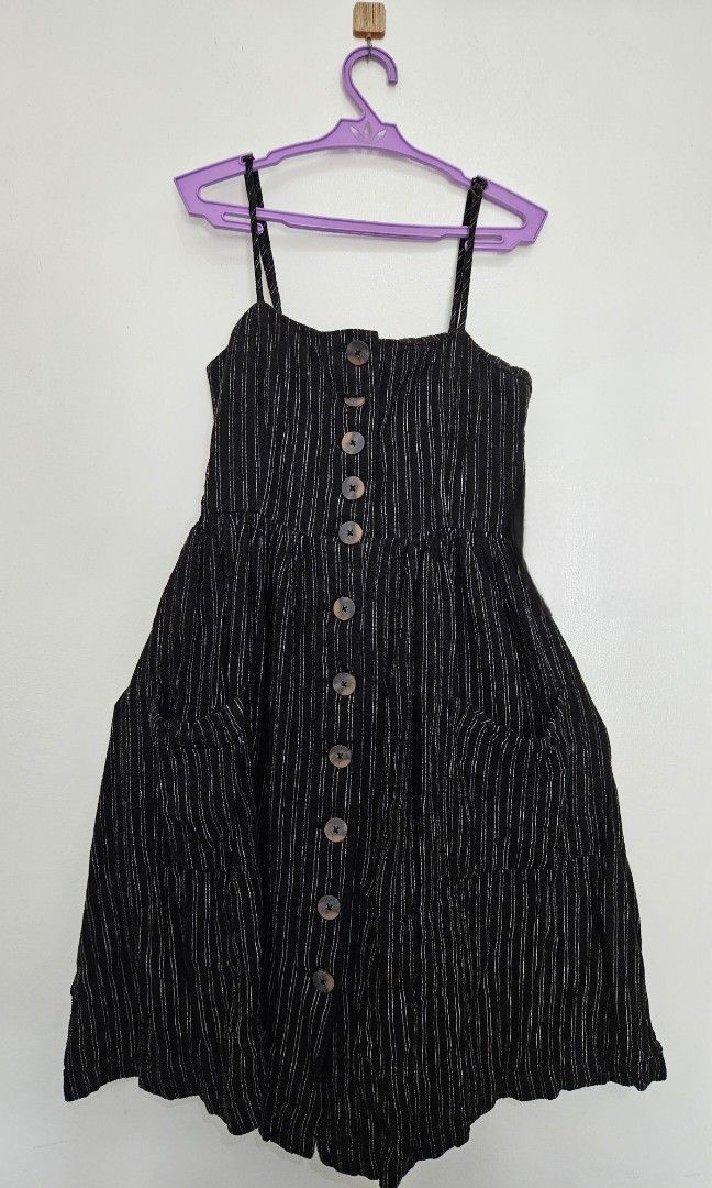 Forever 21 black and white striped dress on sale