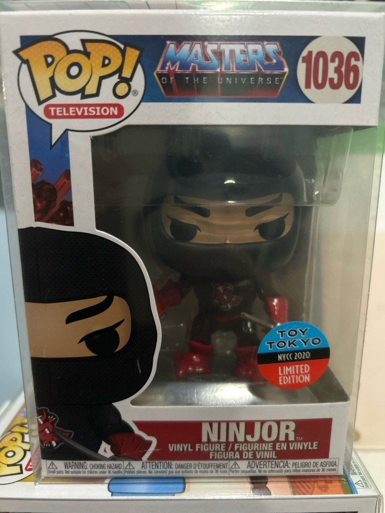 Funko Pop Ninjor (1036) (Category: Designer & Blind Box Toys) located in Makati City. Submitted by declutterphilia (Listing ID 1330654965, Image 1). Description: .