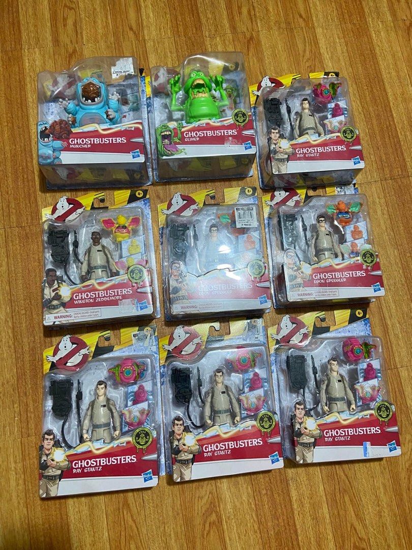 Ghost Busters Toy Set take all!!! (Category: Action & Battle Toys) located in Taytay. Submitted by michidc (Listing ID 1330618074, Image 1). Description: TAKE ALL‼️‼️‼️ 6k all in!!! 9pcs. (Set) Ghostbusters 1984 Classic ***Rare yang malaking Slimer All sealed Pick up Lalamove Shipping Via Flash add 250 LBC ad. 280.