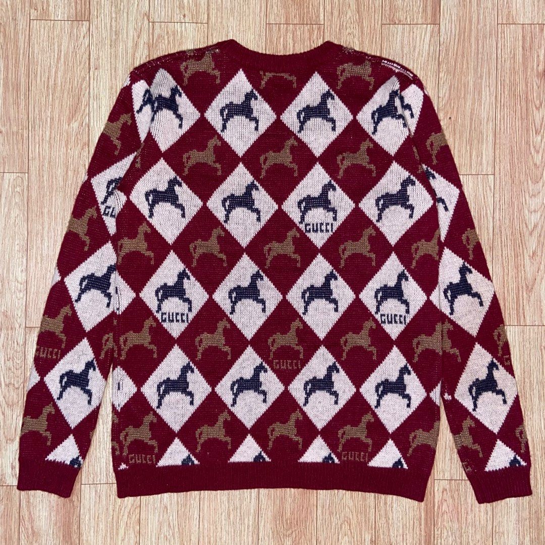 Gucci horse sweater cheap
