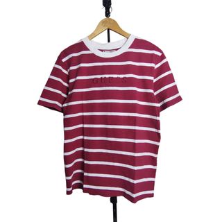 Guess originals collection Guess pop art striped tee shirt Men s Fashion Tops Sets Tshirts Polo Shirts on Carousell