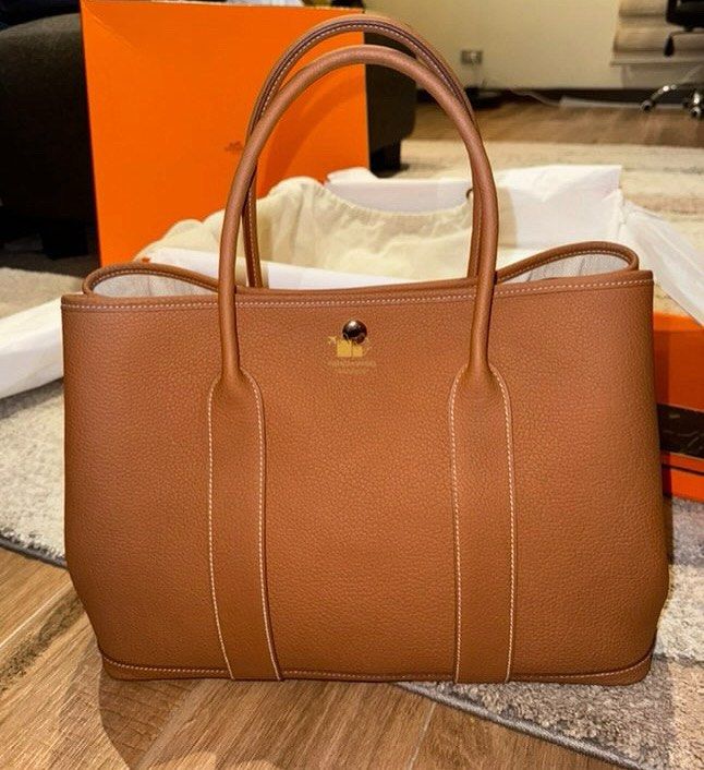 Hermes garden party 30 gold clearance