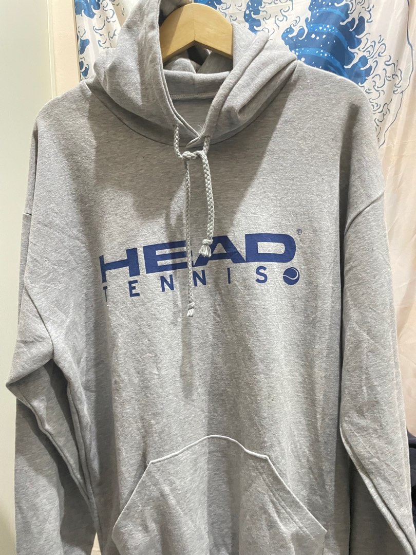 Hoodie Head tennis Fesyen Pria Pakaian Baju Luaran di Carousell