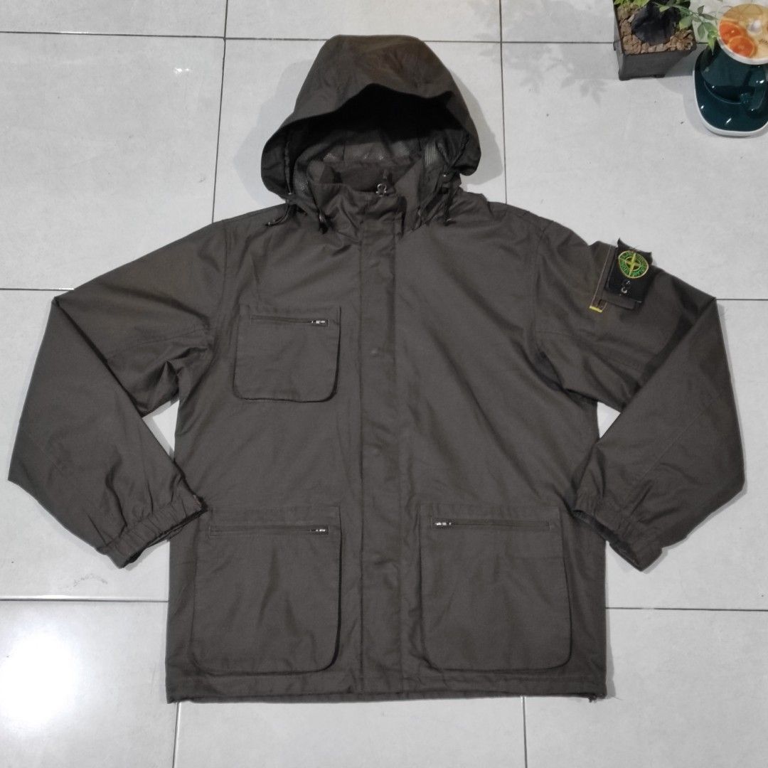 Jaket Mewah STONE ISLAND (SI) Fashion Non Ori, Fesyen Pria