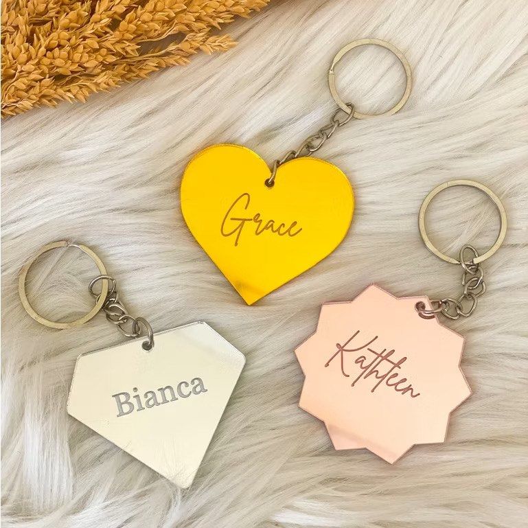 KEYCHAIN CUSTOM NAME Hobbies Toys Stationery Craft Handmade Craft on Carousell