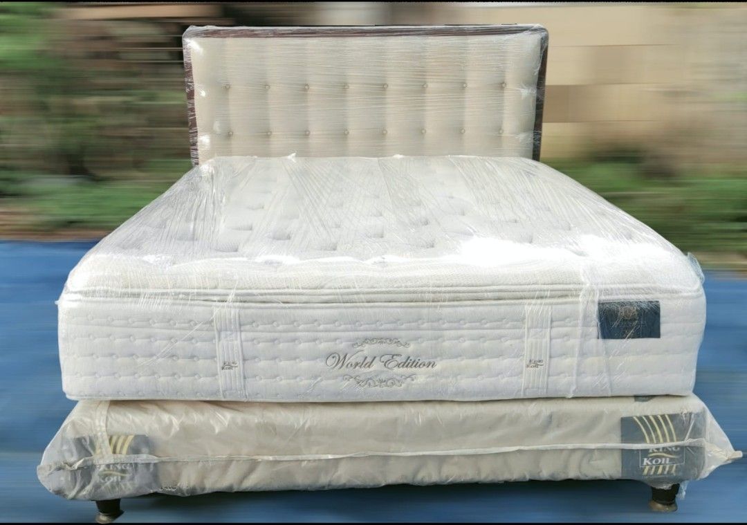 King Koil World Endorsed Kasur Spring Bed Full Set Uk.160 Istimewa