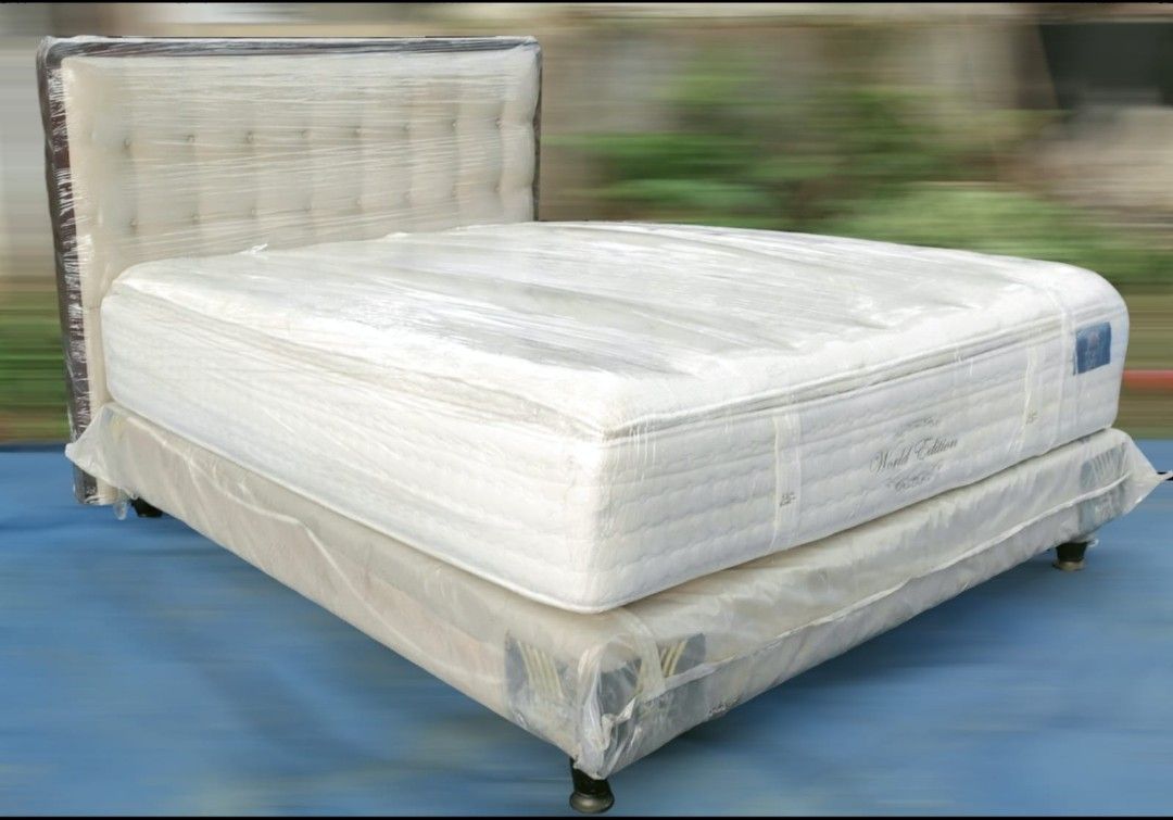 King Koil World Endorsed Kasur Spring Bed Full Set Uk.160 Istimewa