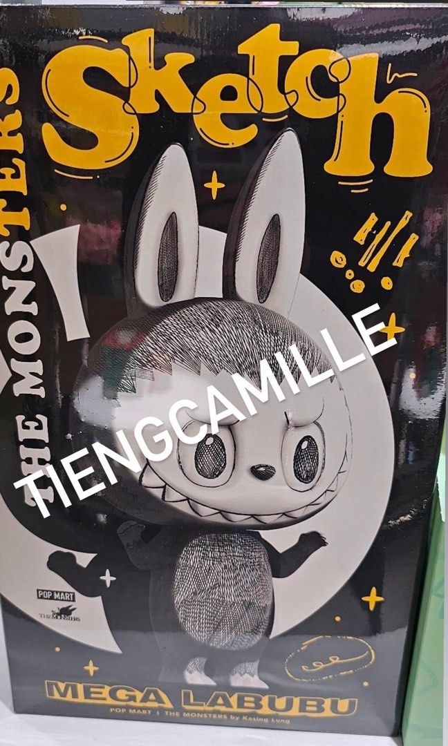MART MEGALABUBU400 THE MONSTERS スケッチ POPMART MEGALABUBU400 THE