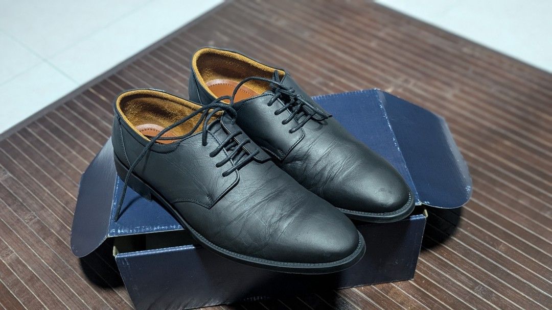 LanBaharin Black Matte Leather Dress shoes Men s Fashion Footwear Dress Shoes on Carousell