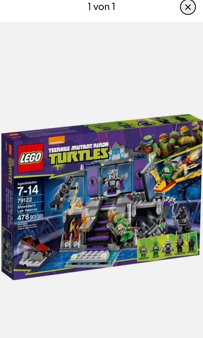 Lego79122 Shredder's Lair Rescue (Teenage Mutant Ninja Turtles忍者