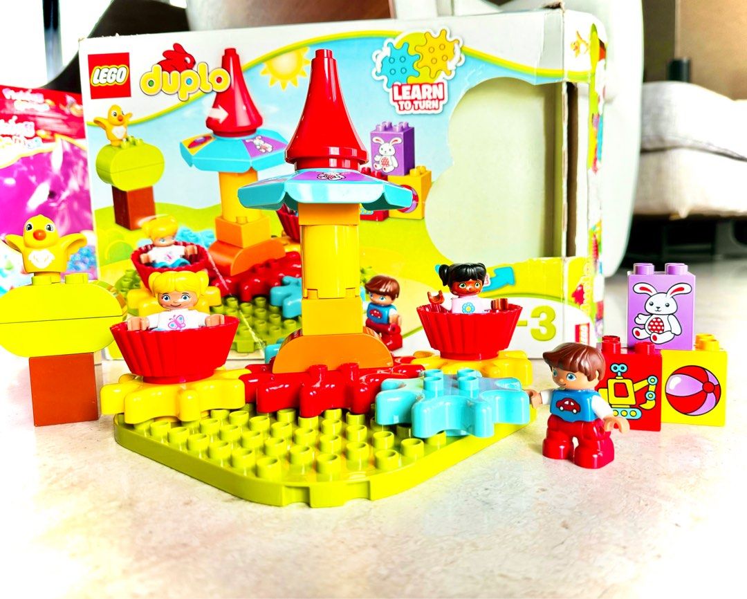 Lego Duplo 10845 Learn to turn FULL SET Hobbies Toys Toys Games on Carousell