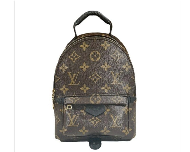 Louis Vuitton Monogram Palm Springs Mini Bag (Category: Luxury Bags & Wallets) located in Rosario. Submitted by myvinatgepieces (Listing ID 1330675386, Image 1). Description: Excellent Used Condition Selling as is! Minor signs of wear Intact Code Self Authentication is Advise Monogram coated canvas Soft cowhide trim with foam backing Textile lining Gold-color hardware 2 removable, adjustable leather shoulder straps (drop: min. 51 cm/20 inches, ma