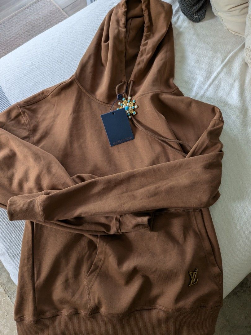 Fashion Coats Brown Lv Supreme Hoodie Supreme X Louis Vuitton