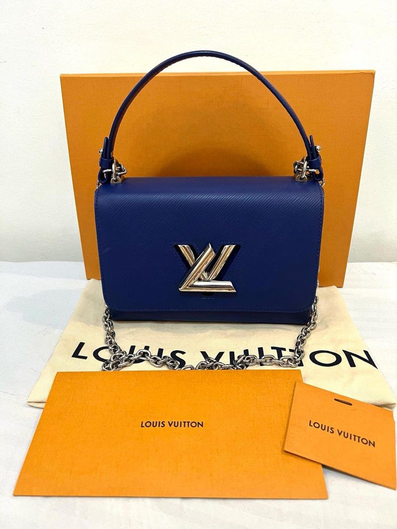 LV Twist MM Epi Leather (Category: Luxury Bags & Wallets) located in Cavite. Submitted by louiessaliviac (Listing ID 1330642468, Image 3). Description: ✅LV Twist Leather Bag, one of LV’s most expensive bags, 9/10 condition, used 3x then just stored, adjustable and removable chain sling, can be crossbody, shoulder or top handle bag, already bought before for 260K+ in LV Greenbelt, now still available in LV stores for 290K+, minimal flaws (scratche