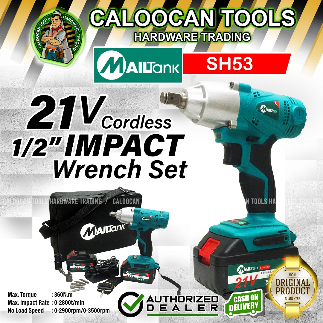 Mailtank impact wrench clearance
